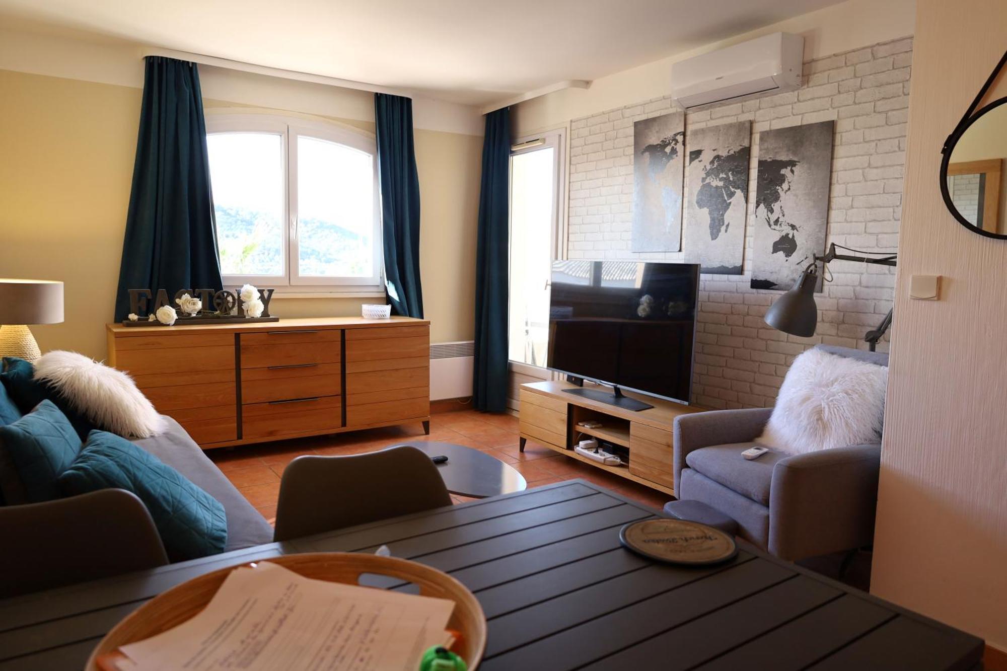 Appartement Piscine Mer Montagne Лес-Иссамбр Экстерьер фото